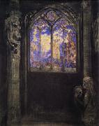 Odilon Redon Stained-Glass Window USA oil painting artist